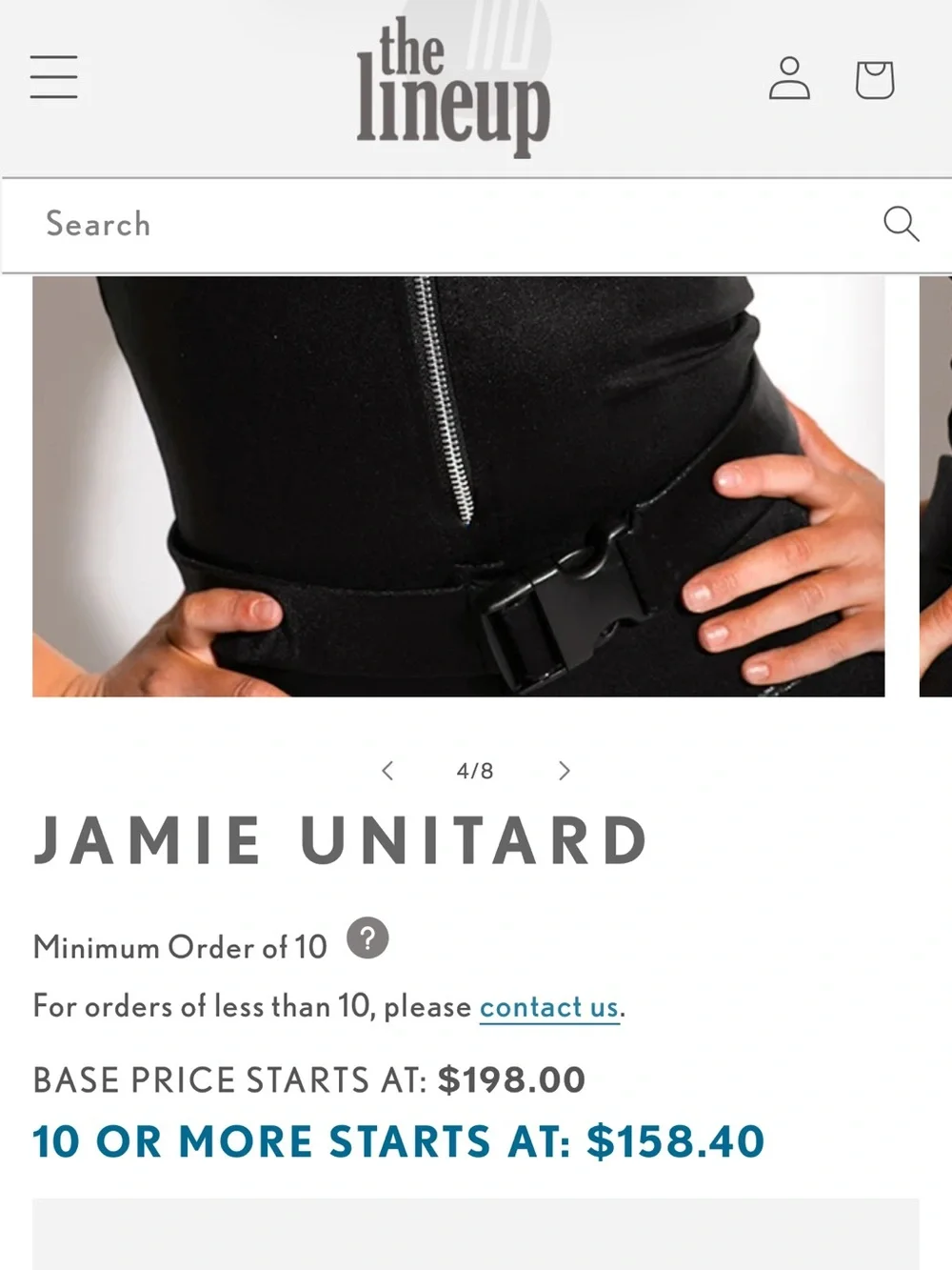 The Lineup Jamie Unitard + Belt Costume - MA
